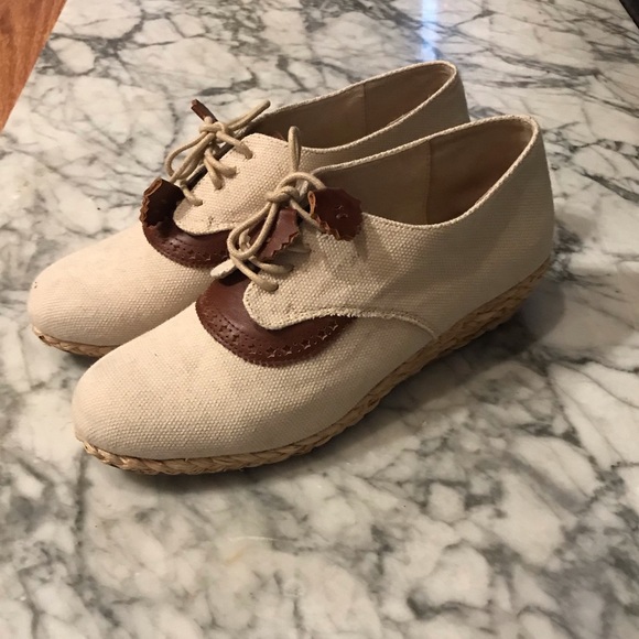 F-Troupe espadrille style oxfords - Picture 1 of 2